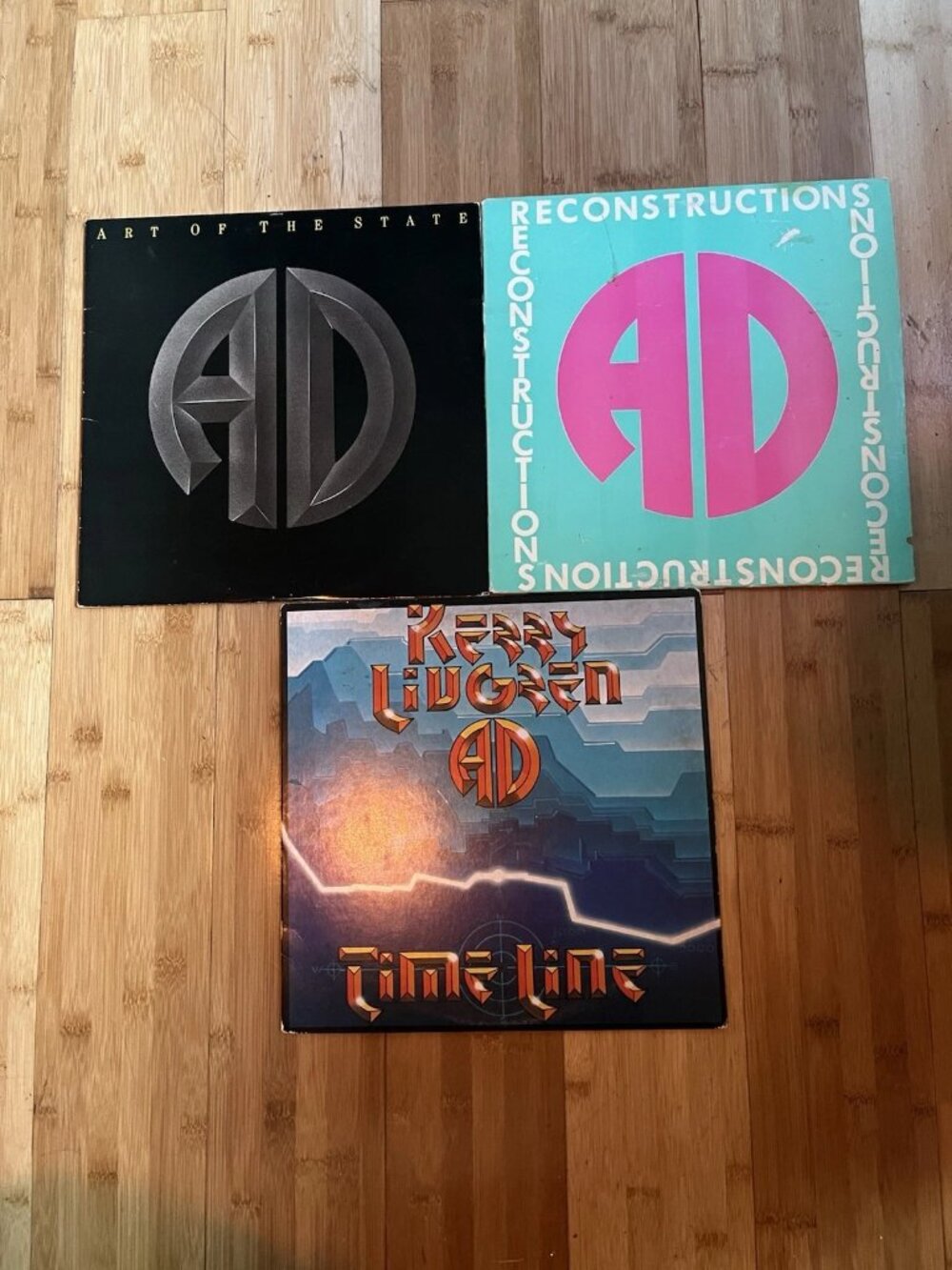 AD Reconstructions Art of State Time Line Lot Kerry Livgren Christian Rock Vinyl